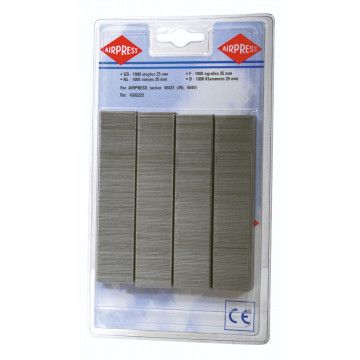 Staples type 80 25 mm 1000 pieces
