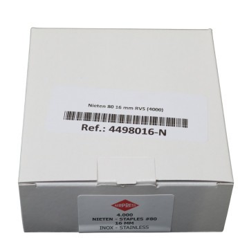 Staples 16 mm 80 stainless steel 4500 pcs.